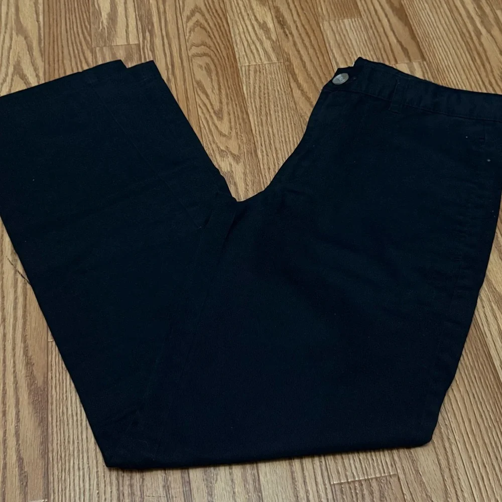Cat & Jack Boys Casual Black Pants Sz 16 (husky) EUC Adjustable Waist
